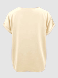 Round Neck Short Sleeve T-Shirt - Chic Innovations, LLC