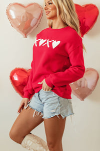 XOXO Drop Shoulder Sweatshirt