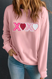 Valentine’s Day XOXO Long Sleeve Sweatshirt