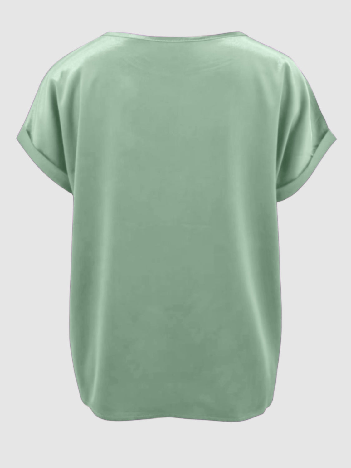 Round Neck Short Sleeve T-Shirt - Chic Innovations, LLC