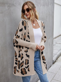 Leopard Fuzzy Cardigan