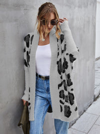 Leopard Fuzzy Cardigan