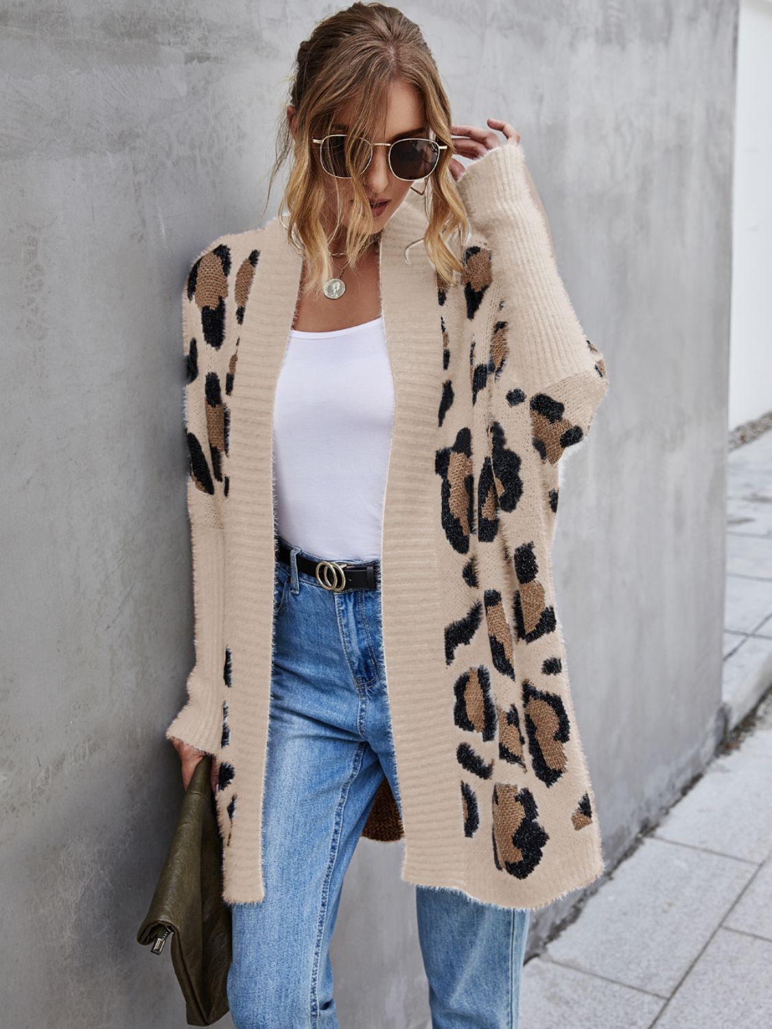 Leopard Fuzzy Cardigan