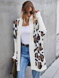 Leopard Fuzzy Cardigan