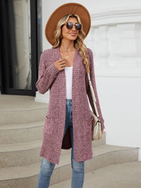 Open Front Long Sleeve Cardigan - Chic Innovations, LLC