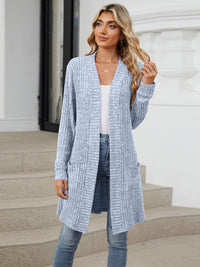 Open Front Long Sleeve Cardigan - Chic Innovations, LLC