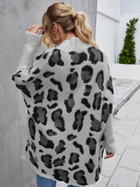 Leopard Fuzzy Cardigan