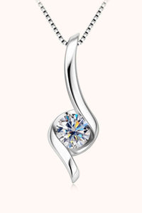 1 Carat Moissanite 925 Sterling Silver Necklace - Chic Innovations, LLC